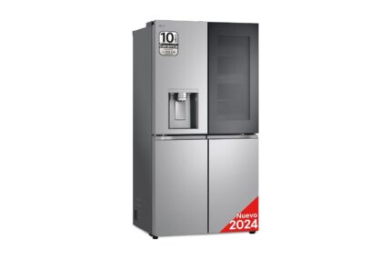 Refrigerador Americano LG GMG961EVKE 179 x 91 cm Acero Negro Dispensador